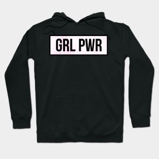 grl pwr marble Hoodie